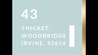 43 Thicket, Irvine, CA 92614