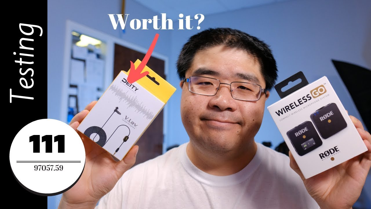 Rode Wireless Go with Deity V.Lav Microphone YouTube