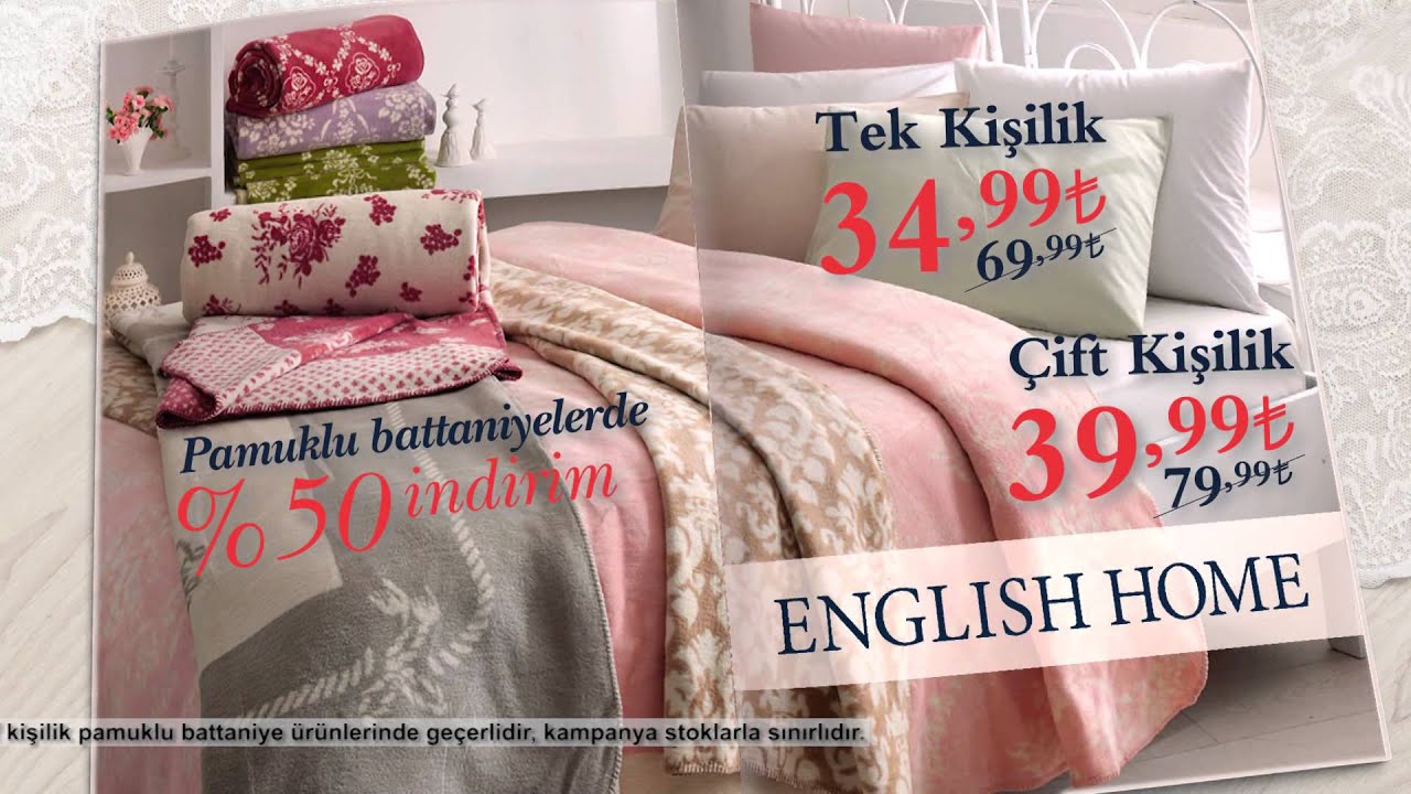 English Home Battaniye Kampanyası YouTube
