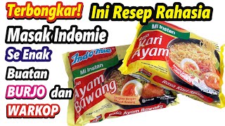 TERBONGKAR ! Ini Resep Rahasia Masak Indomie Super Enak ala Aa Burjo dan Warkop