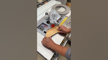 Foldable table saw for woodworking + matching edge bander
