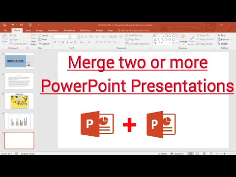 वीडियो: मैं एकाधिक PowerPoint प्रस्तुतियों को एक में कैसे जोड़ूँ?