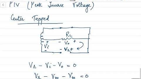 Efficiency and Ripple Factor of Full wave Rectifier