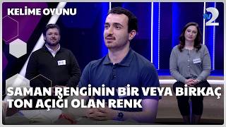 Saman renginin bir veya birkaç ton açığı olan renk | Kelime Oyunu