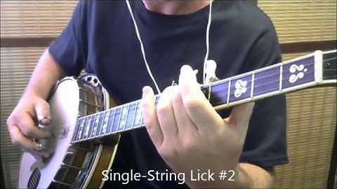 Adding Melodic Style and Single-String to your Scruggs Rolls (demo from Banjo Matrix)