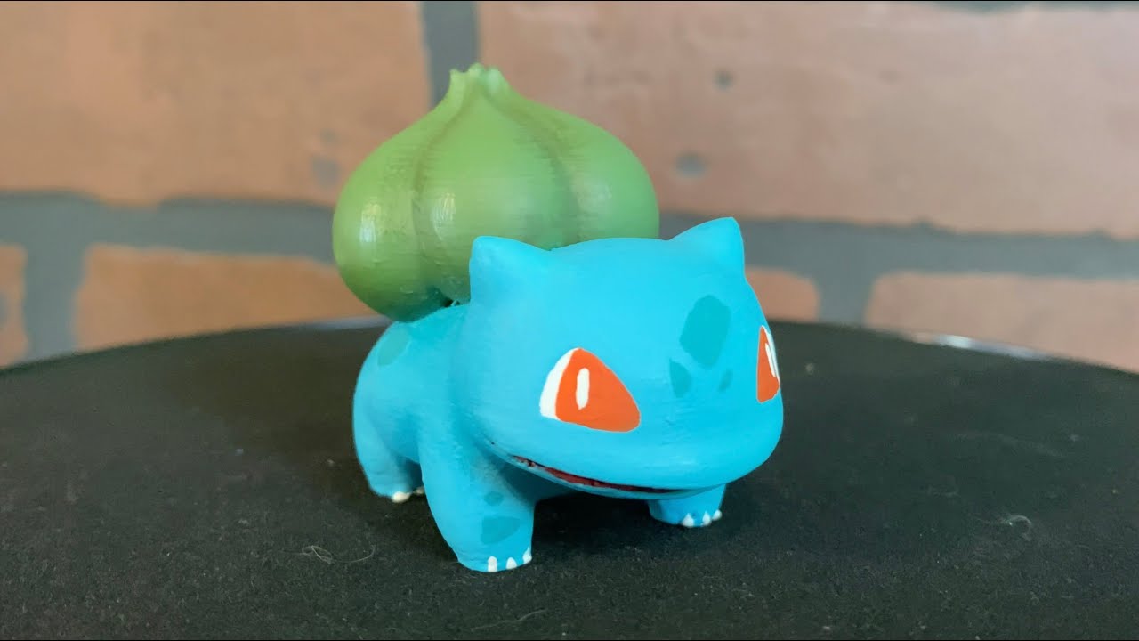 3D Printed Bulbasaur Pokemon Octolapse Timelapse