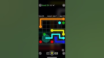 Flow Free Classic Pack 7x7 – Level 24 Guide