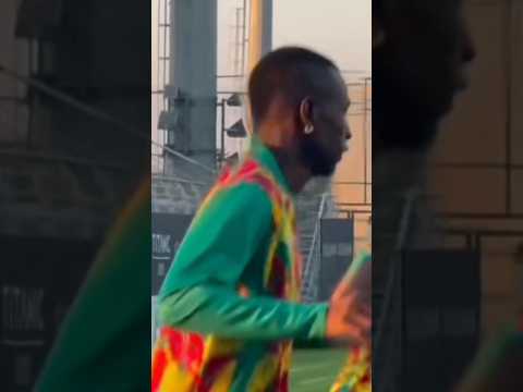 Nicolas Jackson Warming Up Before His 2 Goals Senegal 8 0 Kenya