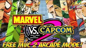 Free Marvel vs Capcom 2! Arcade Mode! - YoVideogames