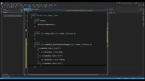 C# Ders 3 - Form Renklendirme