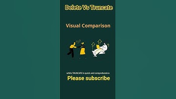 DELETE vs TRUNCATE explained in 30 seconds! Which one should you use in SQL?