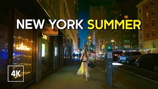 NEW YORK Lonely Manhattan Summer Night Walk
