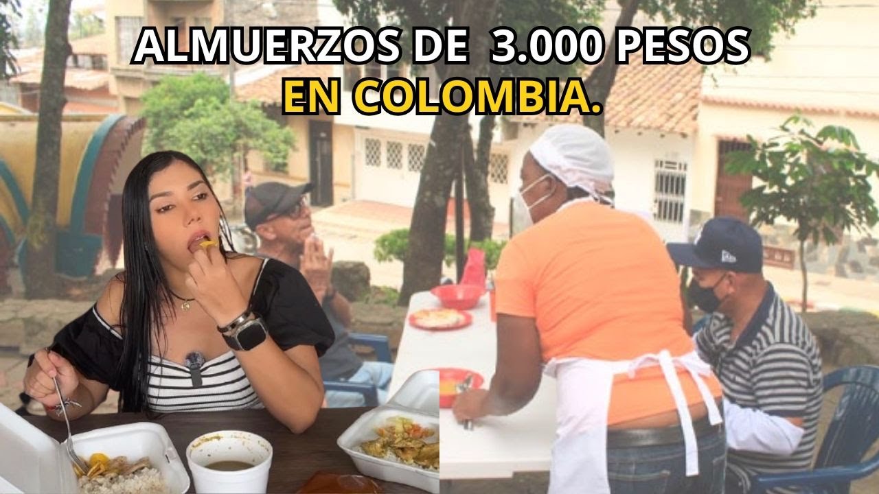 Probando el almuerzo más barato de Cali por menos de un dólar