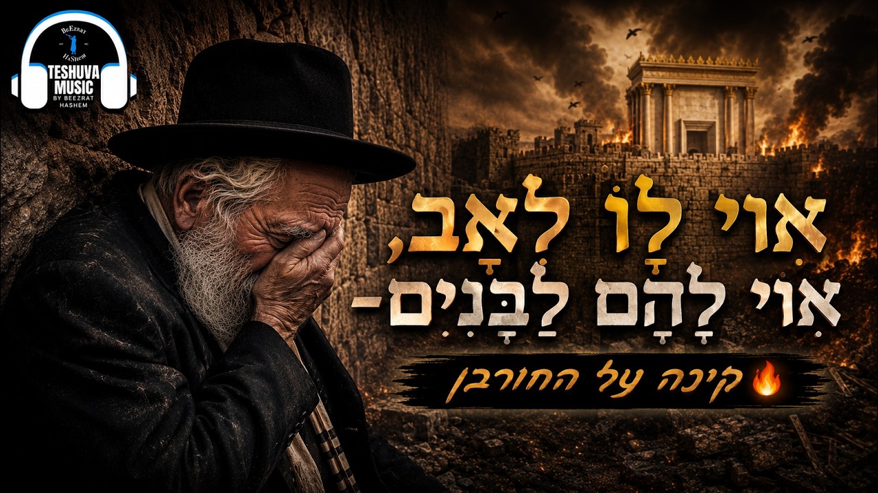 אוֹי לוֹ לָאָב, אוֹי לָהֶם לַבָּנִים- קינה על החורבן🔥| Jewish Music