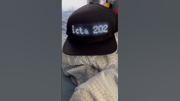 LED Display Hat! 🧢
