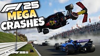 MEGA Formula One crashes in F1 25!