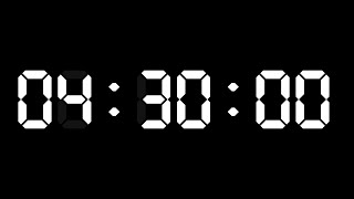 4 Hour 30 Minute Timer. 270 Minute Countdown Timer for Focus in Silence | NX