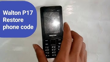walton p17 restore factory code