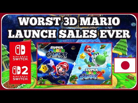 Super Mario Galaxy 1 2 Had The WORST Opening Week Of ANY Mainline 3D Mario Game In Japan