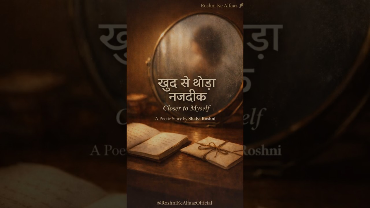 ख़ुद से थोड़ा नज़दीक | A Poetic Story About Self-Acceptance | Roshni Ke Alfaaz Official 