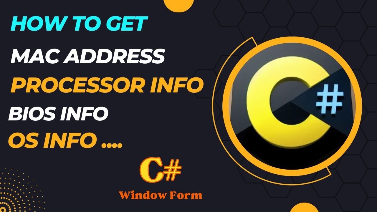 How To Get System Information In C Window Form YouTube How To Get System Information In C Window Form YouTube