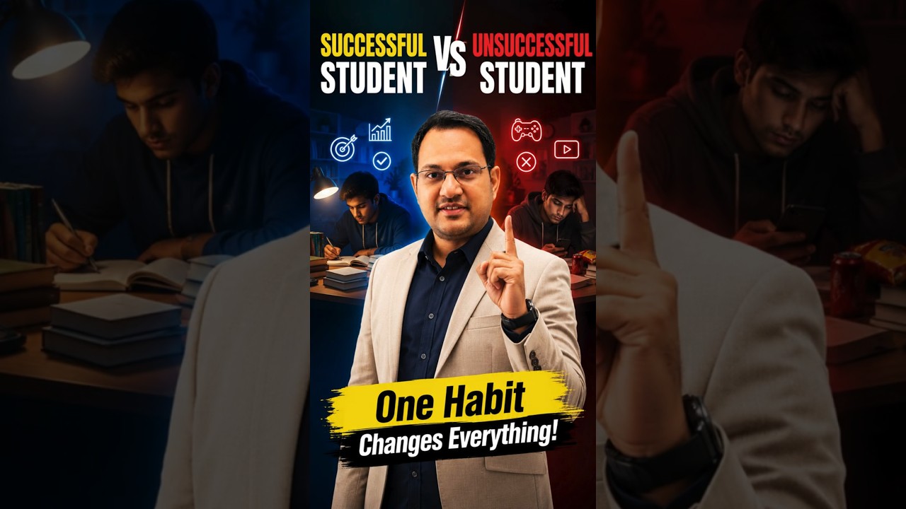 Successful vs Unsuccessful Student 🔥 | One Habit That Changes Everything! | Student Motivation #rpsc