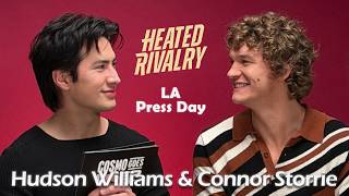 LA Press Day - Hudson Williams & Connor Storrie | Heated Rivalry | 히티드라이벌리 LA 인터뷰 모음 한글자막