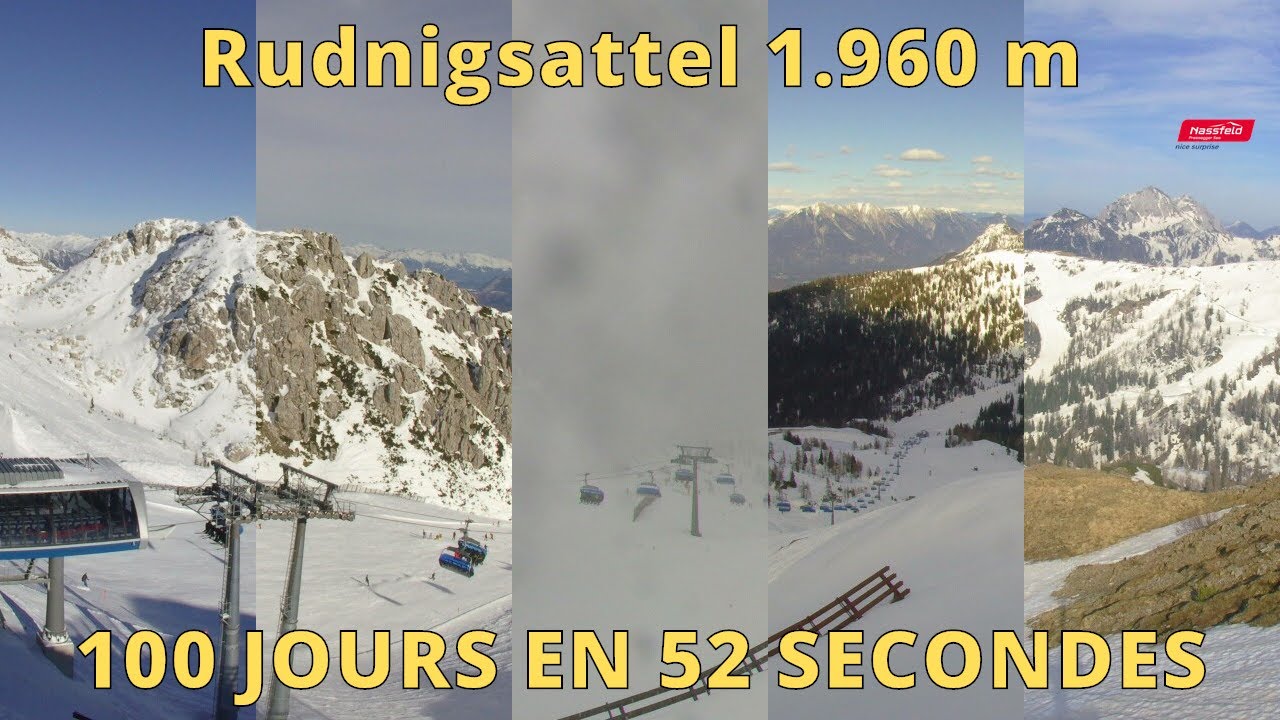 Nassfeld ⏩ Timelapse 100 jours