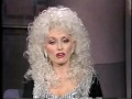 Dolly Parton on Letterman, April 1, 1987