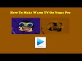 How to make warm tv on vegas pro