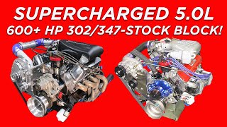 HOW TO MAKE SUPERCHARGED 5.0L FORD POWER. WHAT HAPPENS IF YOU ADD HEADS, CAM, INTAKE AND BOOST?