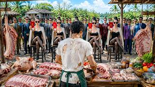 Everyone mocked the poor butcher, but 10 beautiful CEOs came to fight for his marriage!