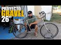 Proyecto gravel 26&quot; con cuadro de acero modificado y cambio interno | Episodio 3