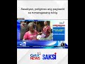 Sasakyan, peligroso ang pagtawid sa rumaragasang tubig | Saksi
