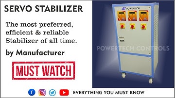 Servo Voltage Stabilizer | Working | Explained | Applications | Powertech Controls - Chennai