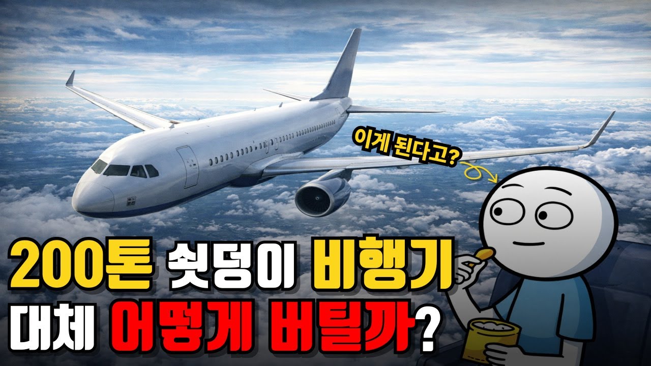 200톤 쇳덩이 비행기, 대체 어떻게 하늘에서 버티는 걸까?