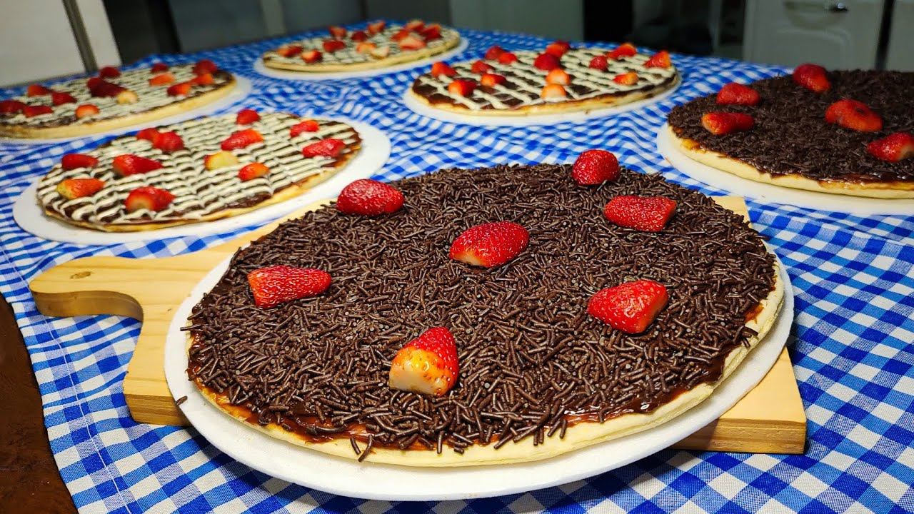 PIZZA DOCE COM MASSA PROFISSIONAL!!