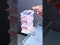 Mini three-layer turnover box installation process