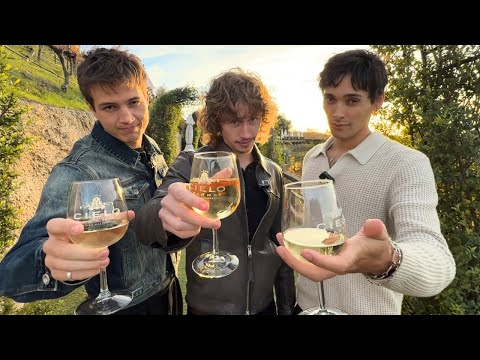 wine tasting with my friends