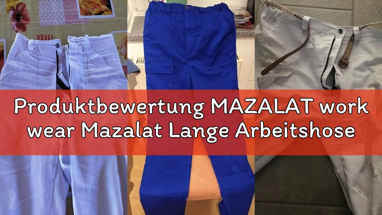 Produktbewertung MAZALAT work wear Mazalat Lange Arbeitshose mit Multifunktionstaschen Berufsbekleid