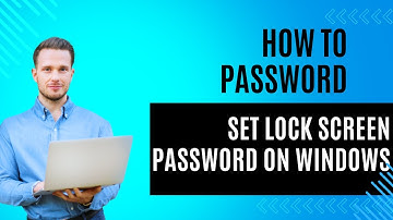 How To Set Lock Screen Password On Windows 10/11 Laptop/PC || Easy Way || S.H.Linkon