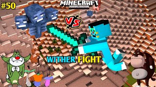 #50 | Minecraft | Oggy And Jack😥 Fight With Wither |😞 Minecraft Pe | In Hindi | Rock Indian Gamer |