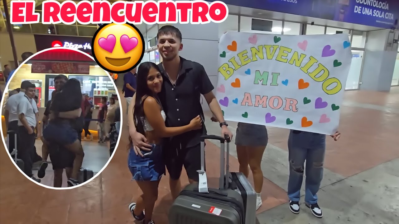 El Reencuentro😍De Katerine Y Su Novio Moises  Que Viene de Estados Unidos❤️