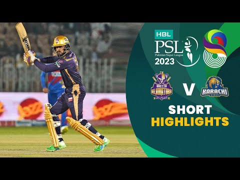 Short Highlights | Quetta Gladiators vs Karachi Kings | Match 22 | HBL PSL 8 | MI2T