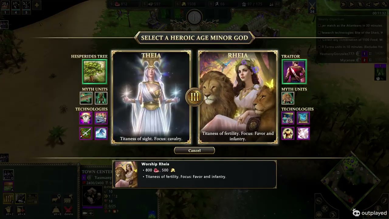 Atlanteans - Gaia - The strength of Murmillos  --- Age of Mythology Retold