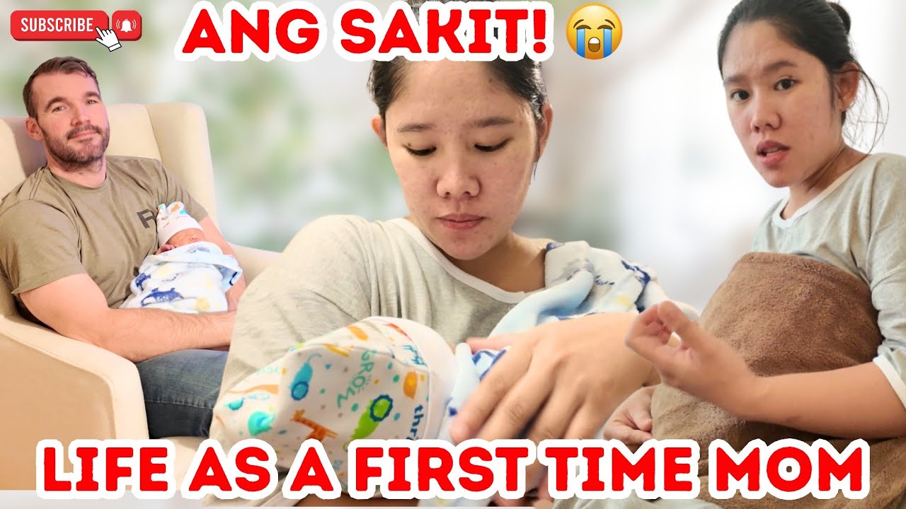 Hindi Pala Madali Manganak At Maging Nanay Puyat At Pagod😭 \Mariarose vlog