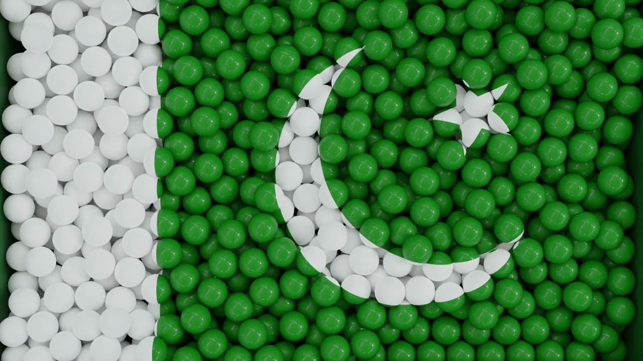 Mesmerizing Pakistan Flag Animation | 14 August Special