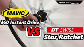 DT Swiss Star Ratchet Vs  Mavic 360 Instant Drive Hub Sound