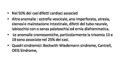 Cosa significa Onfalocele?