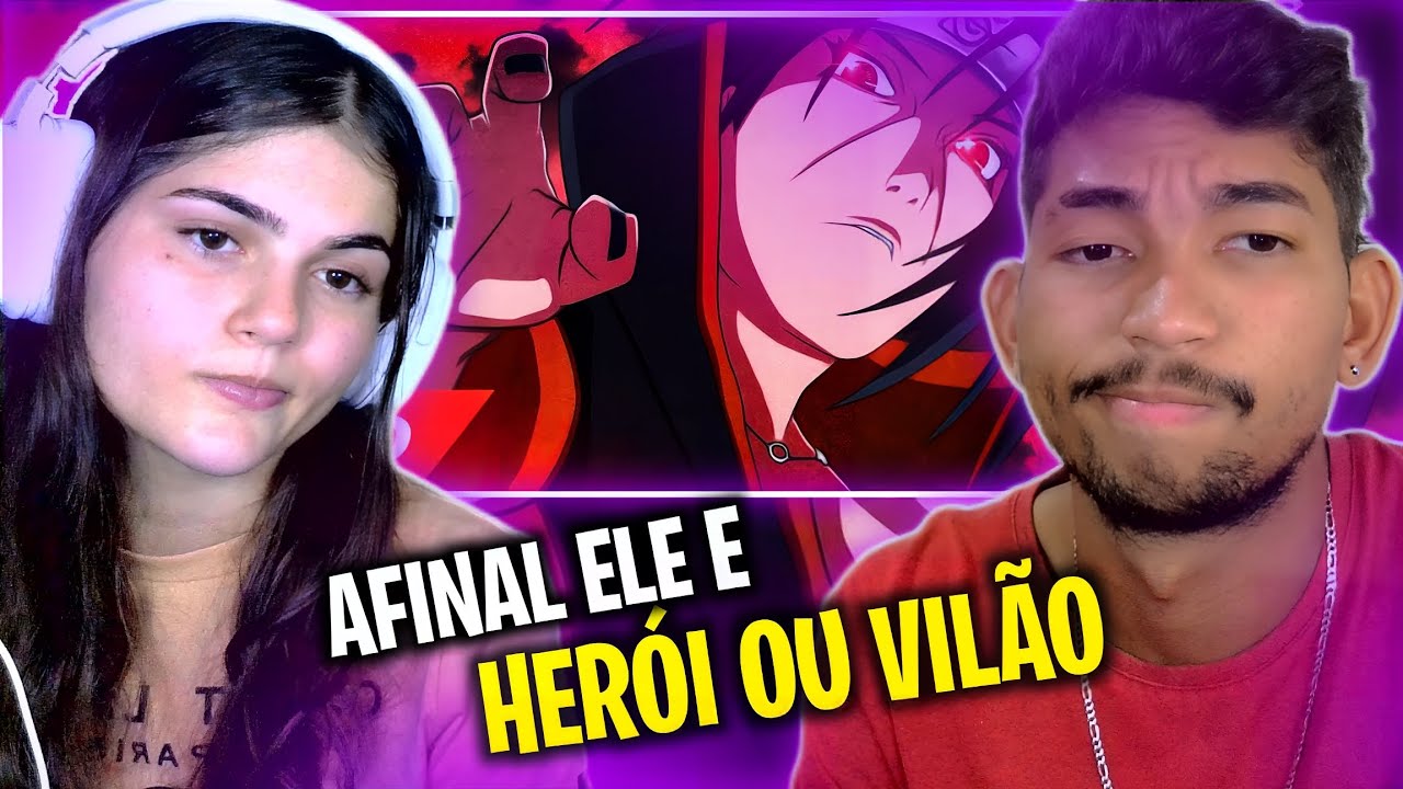 Rap do Itachi (Naruto) - ESSA DOR QUE CAUSEI.. | NERD HITS [ REACT CASAL ]